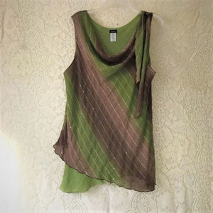 SPIN USA FORMAL EVENING SLEEVELESS FORMAL TOP